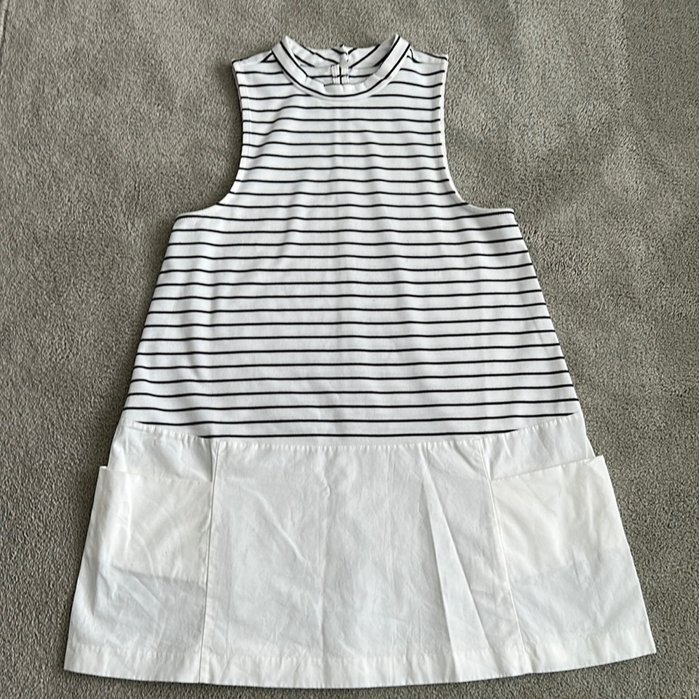 Striped sleeveless top